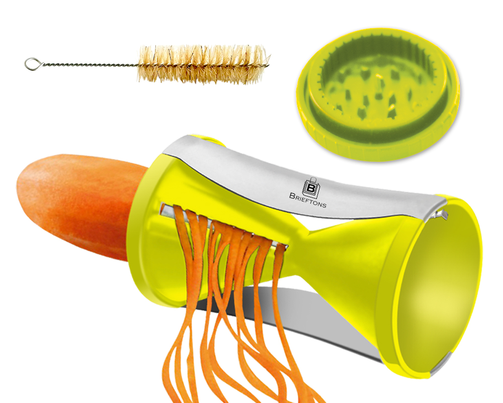 3-way spiral julienne vegetable sharpener