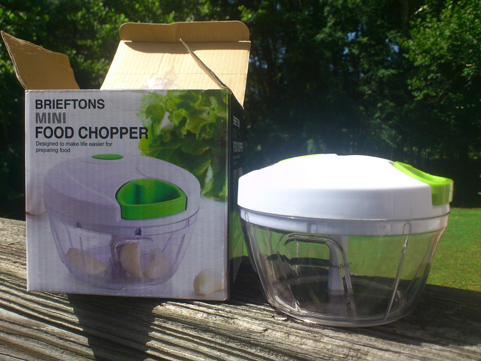 Brieftons Express Manual Food Chopper: Large 8.5-Cup, Hand Chopper  Vegetable Cutter to Chop Veggies, Fruits, Herbs, Garlic Onion Chopper for  Salsa