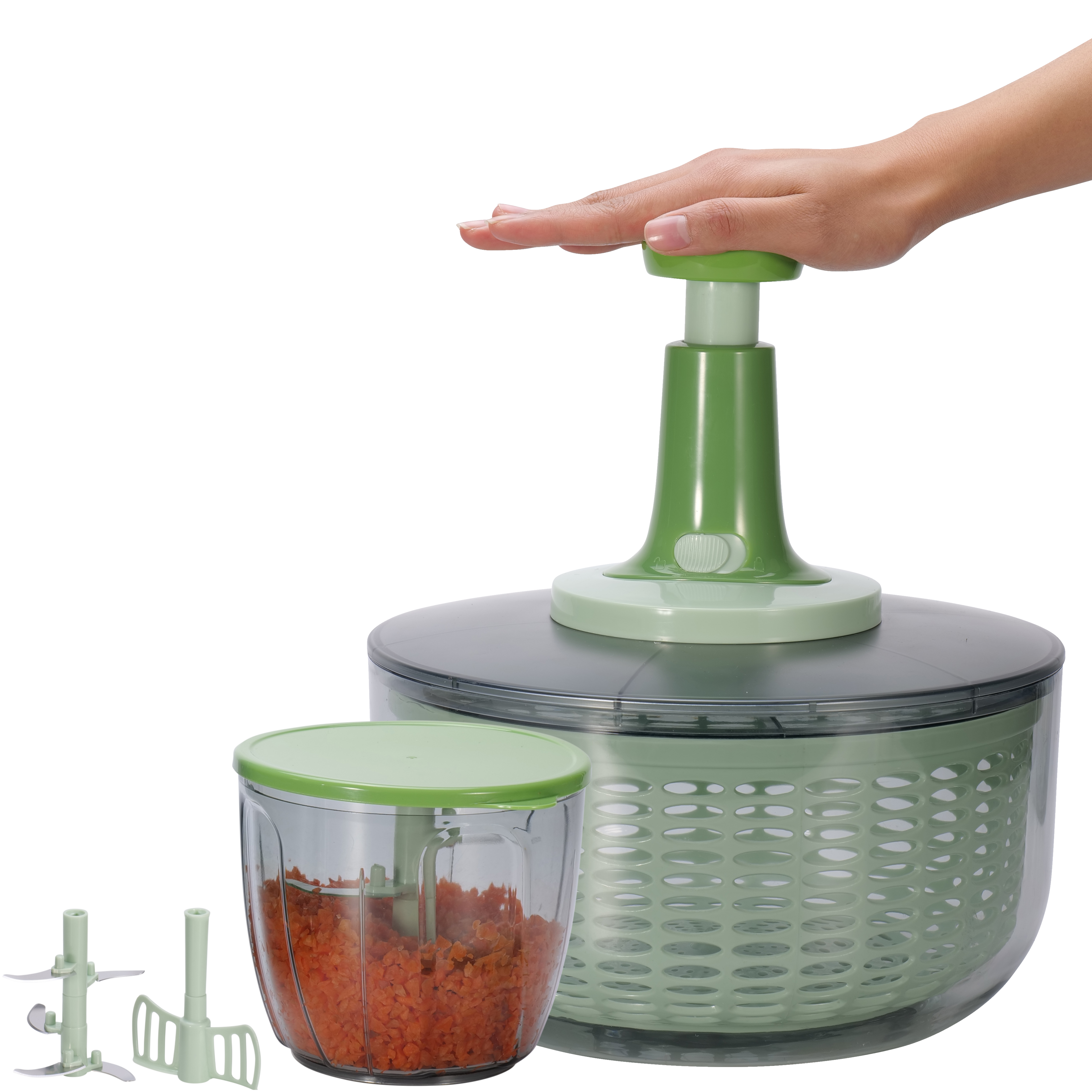 Brieftons QuickPull Manual Food Chopper: Large 4-Cup Vietnam