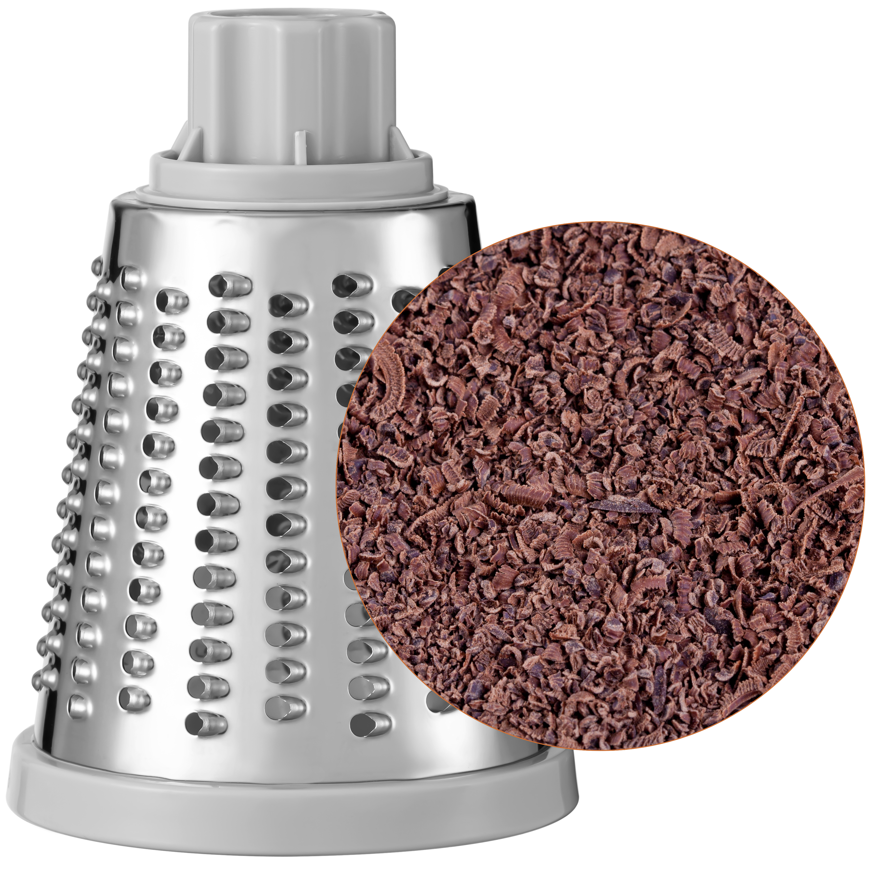 Brieftons 4-Blade Rotary Grater medium grater drum